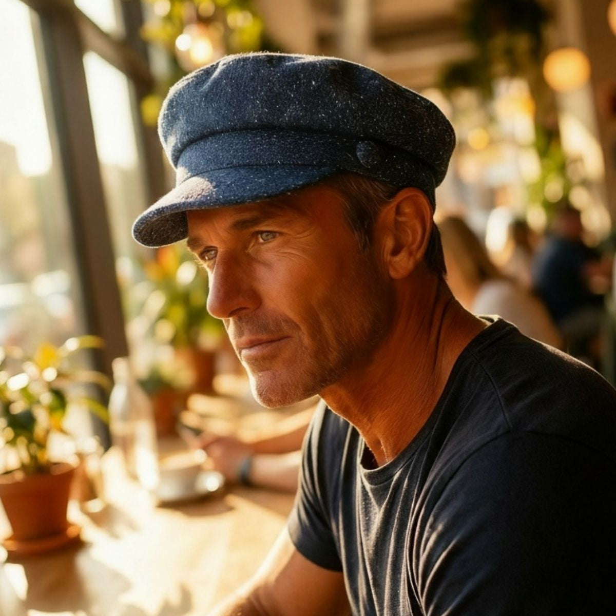 Men's Sailor cap styling