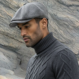 Jack's Companion Newsboy Cap in Grey Cashmere