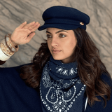 Skipper's Duffel Sailor Hat in Rich Navy Wool