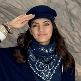 Skipper's Duffel Sailor Hat in Rich Navy Wool