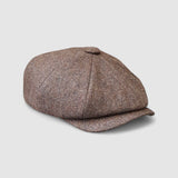Albert's Brandy Bakerboy Cap in Merino Lambswool