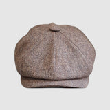 Albert's Brandy Bakerboy Cap in Merino Lambswool