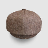 Albert's Brandy Bakerboy Cap in Merino Lambswool