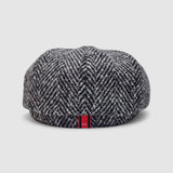 Albert's Pepper Bakerboy Cap in Charcoal Virgin Wool