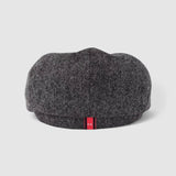 Albert's Smoke Bakerboy Cap in Merino Lambswool