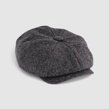 Albert's Smoke Bakerboy Cap in Merino Lambswool
