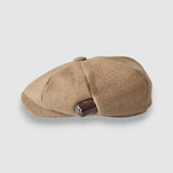 Albert's Holy Smoke Cigar Bakerboy Cap in Camel Hair