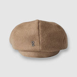 Albert's Holy Smoke Cigar Bakerboy Cap in Camel Hair
