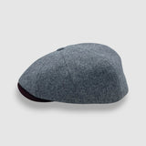 Jack's Bluff Newsboy Cap in Grey Merino Lambswool
