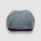 Jack's Bluff Newsboy Cap in Grey Merino Lambswool