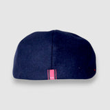Jack's Kiss Newsboy Cap in Navy & Red Lambswool