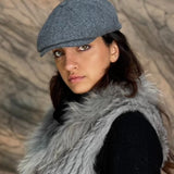 Jack's Gypsy Newsboy Cap in Harris Tweed