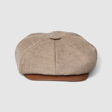 Riley Says Bakerboy Cap in Camel Cashmere