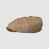 Riley Says Bakerboy Cap in Camel Cashmere