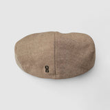 Riley Says Bakerboy Cap in Camel Cashmere