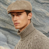 Riley Says Bakerboy Cap in Camel Cashmere