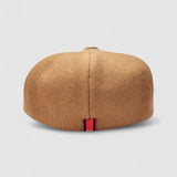 Riley's Blonde Bakerboy Cap in Camel Melton Wool
