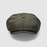 Riley's Races Bakerboy Cap in Green Merino Lambswool