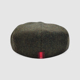 Riley's Races Bakerboy Cap in Green Merino Lambswool