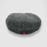 Riley's Favourite Bakerboy Cap in Grey Harris Tweed