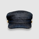 Skipper's Mate Sailor Hat in Black Mohair