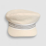 Skipper's Whip Sailor Hat in Cream Wool
