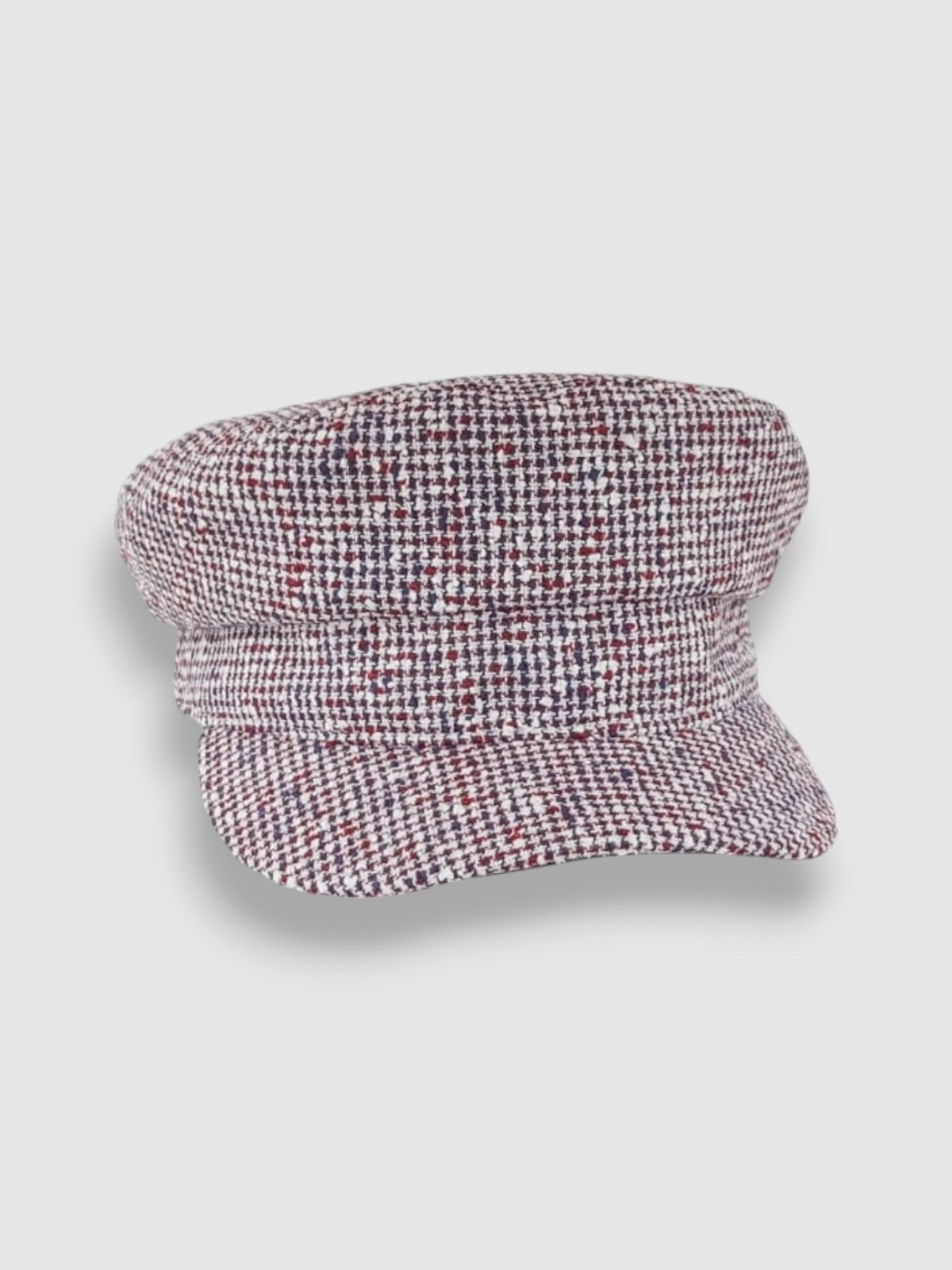 Mister Miller linen mariner cap with pointillist weave – red, white, and blue sailor hat