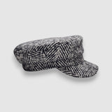 Skipper's Salt Sailor Hat in Herringbone Virgin Wool