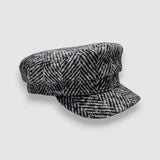 Skipper's Salt Sailor Hat in Herringbone Virgin Wool