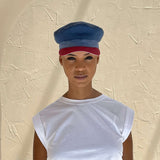 Skipper's Flag Sailor Hat in Irish Linen