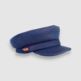 Skipper's Duffel Sailor Hat in Rich Navy Wool