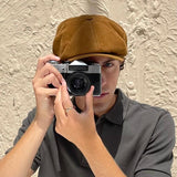Theo's Tan Newsboy Cap in Tan Corduroy