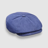 Theo's Rally Navy Blue Waterproof Newsboy Cap