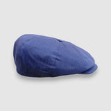 Theo's Rally Navy Blue Waterproof Newsboy Cap