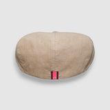Theo's Charm Newsboy Cap in Beige Corduroy