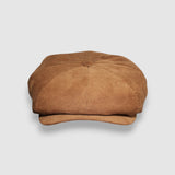 Theo's Tan Newsboy Cap in Tan Corduroy