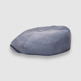 Theo's Silver Newsboy Cap in Fine Corduroy