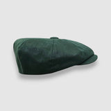 Theo's Rally Racing Green Waterproof Newsboy Cap