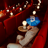 Leigh Francis x Mister Miller 1973 Oversized Bakerboy Cap in Blue