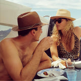 Panama Hat - Alto - Cacao with waxed rope trim