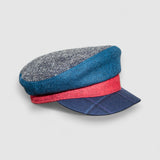 Skipper's Lookout Sailor Hat in Multicoloured Melton Wool